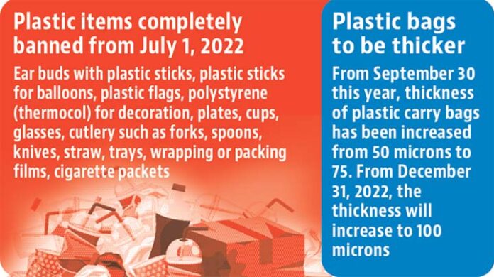 Government will also be strict on plastic packaging, will be fined