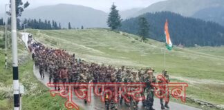 BSF jawans celebrated Kargil Vijay Diwas with gaiety in Gulmarg, watch video...