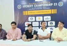Senior State Archery Competition in Bikaner from August 27