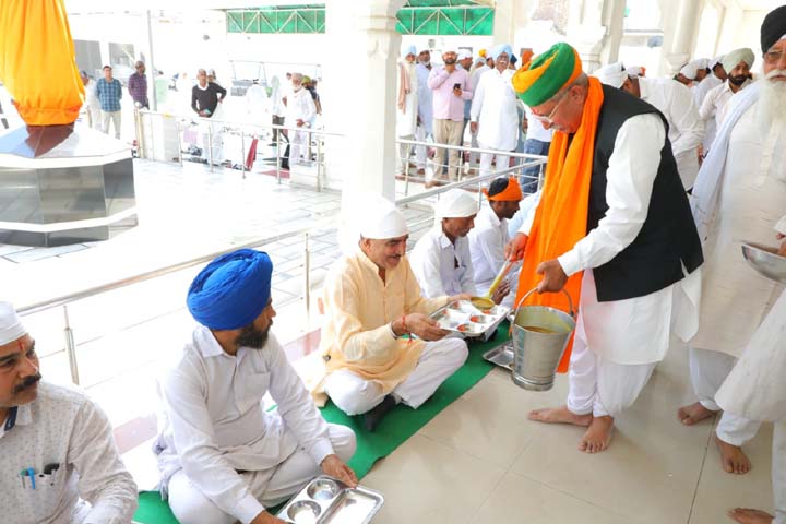 BJP candidates reached Anupgarh, Guru paid obeisance in Singh Sabha