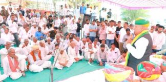 BJP candidate Arjunram Meghwal reached Toliasar Bhairuji temple, interacted with people