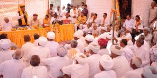 BJP candidate Arjunram Meghwal did public relations in Sridungargarh