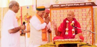 Saints do good to devotees just by blessings: Arjunram Meghwal