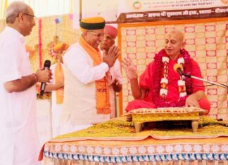 Saints do good to devotees just by blessings: Arjunram Meghwal