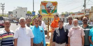 Tribute paid to immortal martyr and freedom fighter Mangal Pandey
