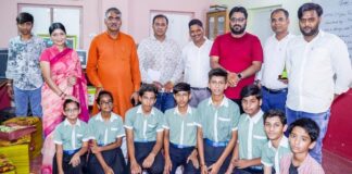 Sanskar Nirman Camp concluded at Arhm English Academy with Yoga, cultural program