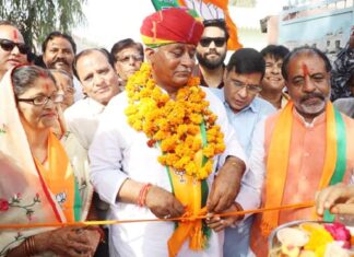 Main election office of BJP candidate Jethanand Vyas started