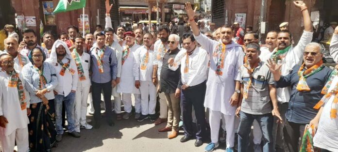 Congress protest in Bikaner city and countryside, BJP accused of suppressing the opposition