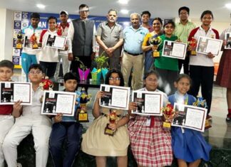 Ten year old boy Daksh Singh won the inter school chess competition.