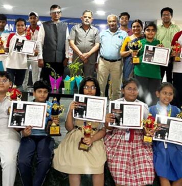 Ten year old boy Daksh Singh won the inter school chess competition.
